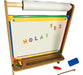 MPZR Magnetic Chalkboard Easel + Foam Figures for Kids 1