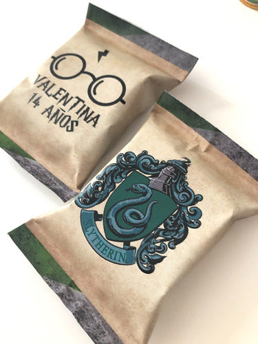 Golosinas Personalizadas X 10 Candy Bar Slytherin 0