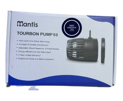 Bomba Circulação Mantis Tourbon 60 - 4000l/h Com Controlador 1