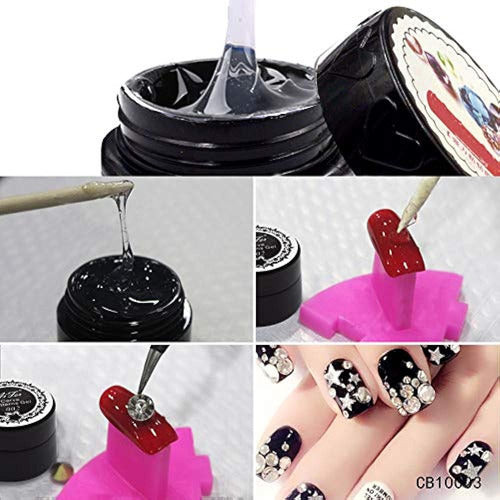 Yeslady Nail Art Extension Builder Glue Super Sticky Rhinestone 2