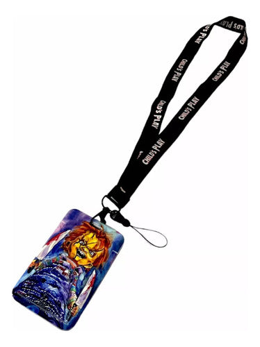 Porta Sube Chucky Terror Llavero Exclusivo Con Colgante 3