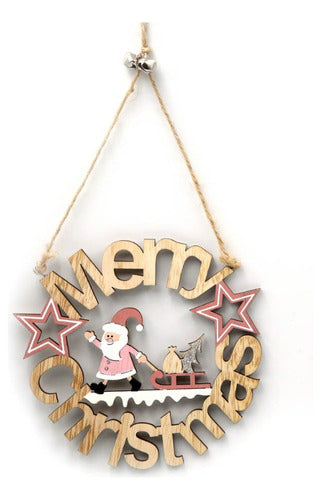 Christmas Decor Hanging Ornament Wooden Cutout Designs! 6