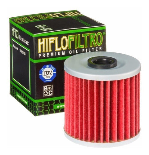 Filtro De Aceite Hiflo Hf 123 Kawa Klr 250 600 Klx 650 Fas 0