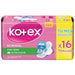 Toallitas Femeninas Kotex Normal Con Alas 16 Unidades 1