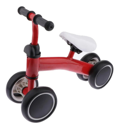 Triciclo Infantil Motoca Vermelha Sem Pedal Andador Passeio 4