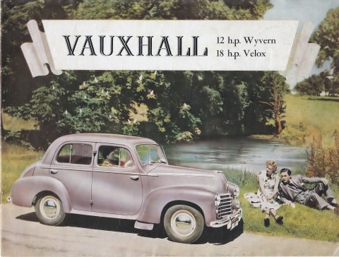 Vauxhall Año 1951 - Autos De Inglaterra - Lámina 45x30 Cm. 0