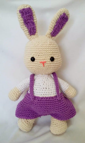 Handmade Amigurumi Attachment Bunny 0