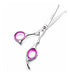 Purple Dragon Hair Cutting Scissors 15cm Round Tip Safe for Kids 1