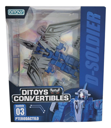 Ditoys Convertible Dinosaur Robot D-Soldier 1