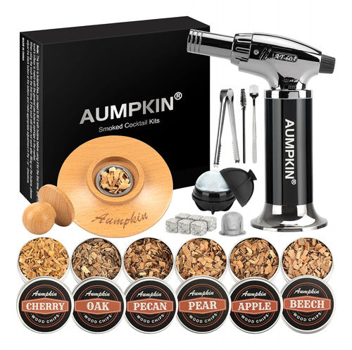 Aumpkin Kit De Ahumado Para Cócteles Con 6 Sabores De Madera 0