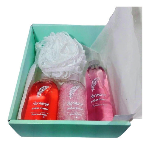 Luxurious Spa Gift Box with Rose Aroma for Ultimate Relaxation - Aroma Caja Regalo Empresarial Spa Rosas Kit Set Relax N33