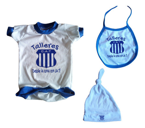 PassionDelHincha Ciudadela Set Ajuar Bebe X3 Body + Extras Talleres Cordoba M01 0