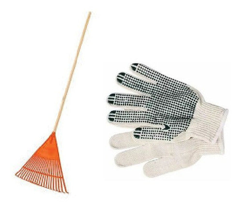 MJ Garden Rake + Gloves 0