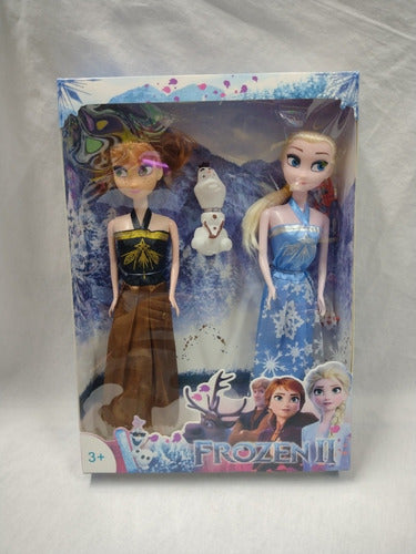 Frozen 2 X2 Princesses Anna Elsa Olaf 30 cm Dolls 0