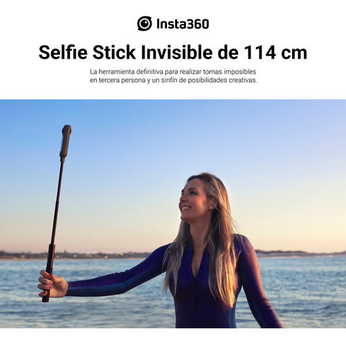 Bastão De Selfie Invisível Insta360 114 Centímetros 4