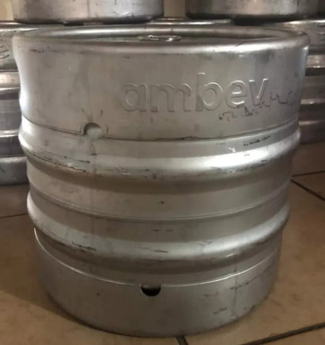 Barril De Inox P/ Envasar Da Ambev Capacidade 30l Original 0