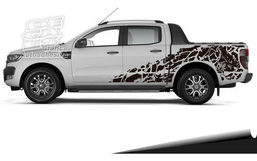 Arlon Calco Ford Ranger 2013 - 2020 Motocross Juego Con Porton 2