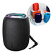 Portable Bluetooth Speaker with RGB Lights Water Resistant USB 5W 10