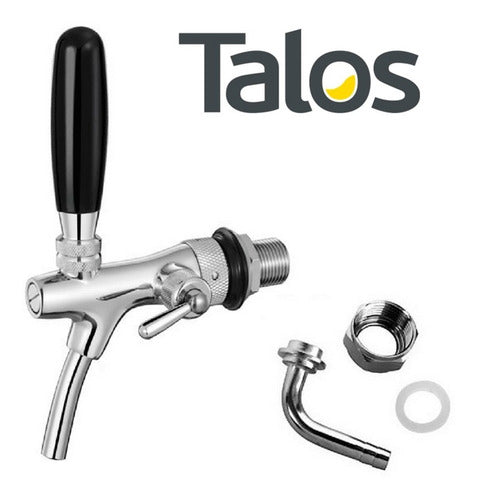 Canilla Doble Accion Cerveza Talos + Conector G Talos 2