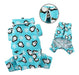 Klippo Pet Penguins and Snowflake Flannel Dog Pajamas Monoloungewe 0