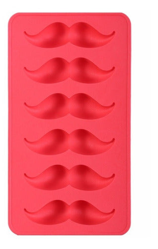 Art Home Mustache Ice Cube Tray Silicone Mold 0