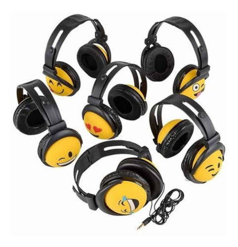 Diginet Emoji Design Children's Adjustable Headphones 1