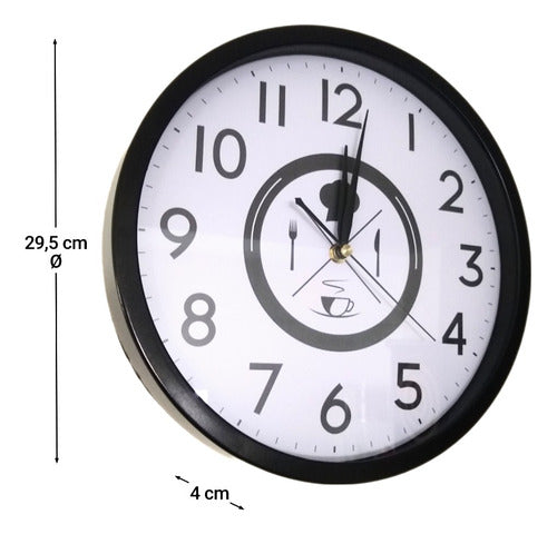 Arribo Large Wall Clock with Silent Second Hand 4