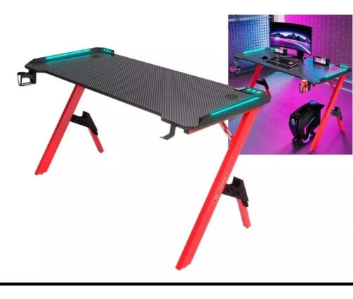 Otro Gaming Desk with RGB - New in Box with Photos 1