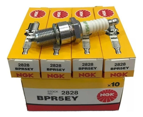 NGK Spark Plug Set for Gol 1.6 (1995-2010) Audi Engine 0