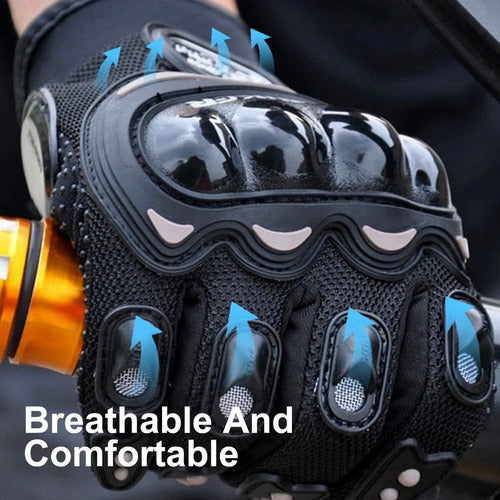 Goottan Guantes De Motocicleta Para Hombres, Guantes Protect 1