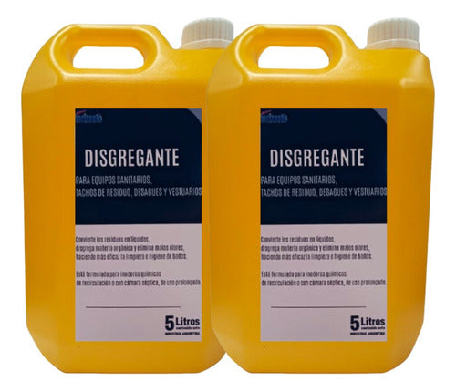 Horizonte Disaggregating Bactericide for Chemical Toilets 2x5L Factory Direct 0