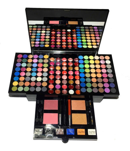 Deluxe Makeup Kit BR Beauty - 144 Eyeshadows, 40 Lipsticks, and More 2