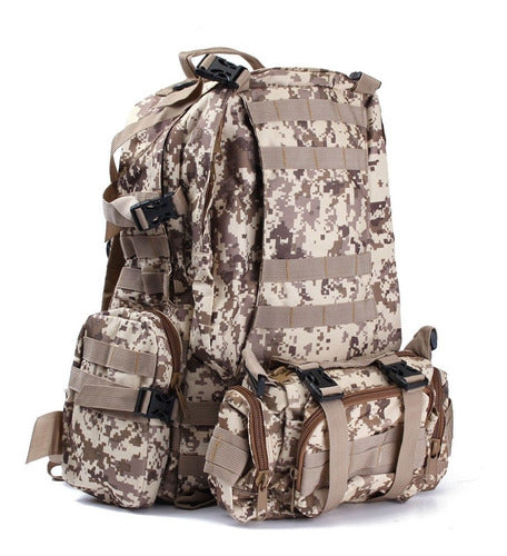 Tactical Military Backpack 55L - 3D Trekking Camp Bag 2