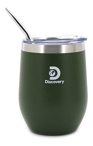 Discovery Adventures Stainless Steel Mate Thermos Cup with Lid and Straw 4