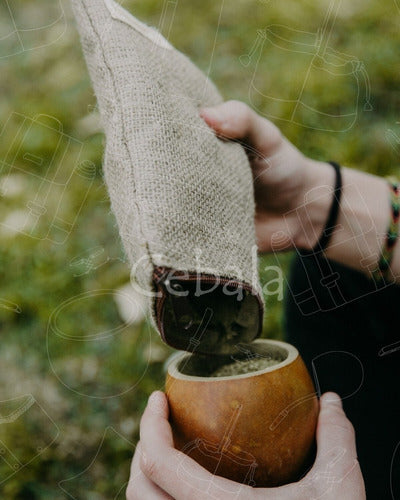 Yerbero Cebala De Arpillera Con Entretela Imprermeable 1