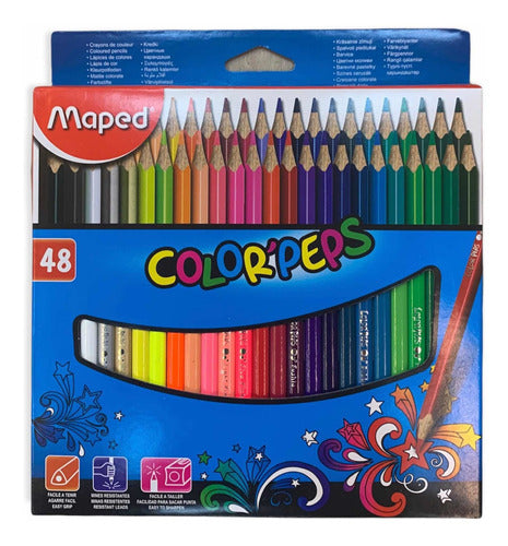 Lápices De Colores Maped Colorpepes. X48 0