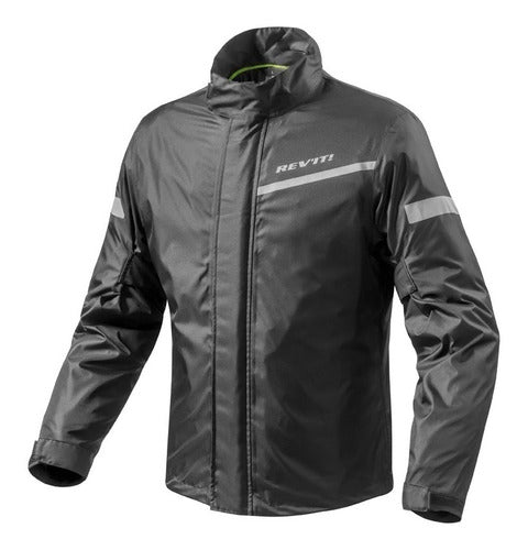 Rev'it! Campera De Lluvia Moto Cyclone H2O Negro Bamp Group 0