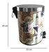 BH Love 5 Liters Stainless Steel Bathroom Trash Can 3