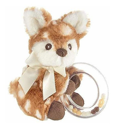 Bearton Baby Lil Willow Plush Fawn Shaker Toy Sonajero, 5 Pu 0