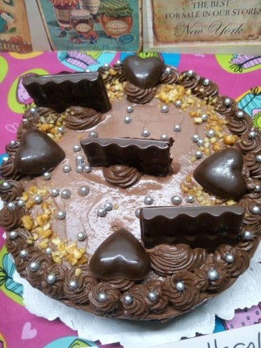 Torta Bombones De Chocolate S/azucar Apta Para Diabeticos 1