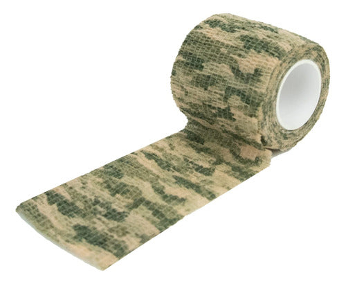 4 Rolls of Loogu Self-adhesive Camouflage Tape - Forest 1