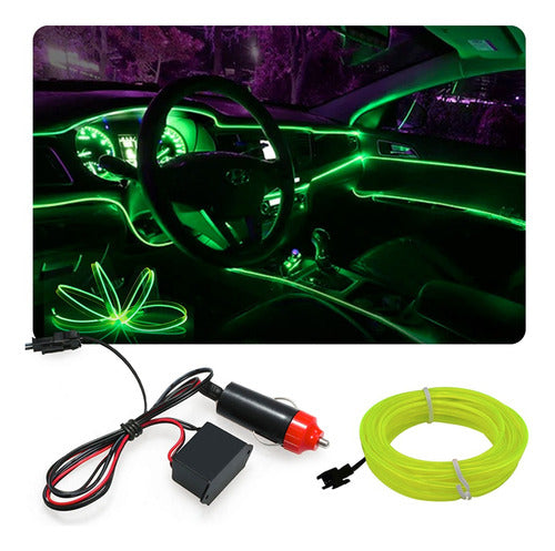 Fita Led Painel Corsa Classic 2015 Luz Verde Fluorescente 0