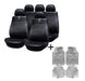 Seat Cover for Peugeot 206, 207 + Silver Tuning Carpet Set 0