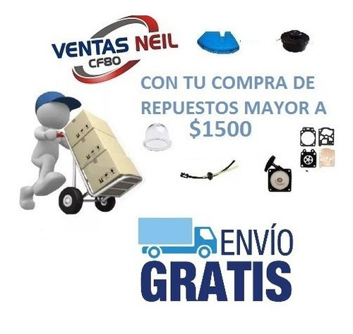 Kit Diafragma Para Carburador De  Desmalezadora Ventas Neil 1