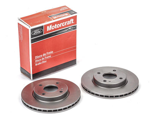 Motorcraft Front Brake Disc Set for Ford Ka 0