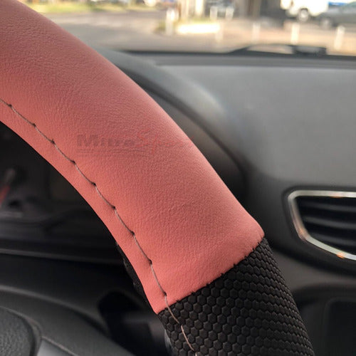 Ford Ka Combo- Steering Wheel Cover + Gear Shift Cover + Seatbelt Covers 4