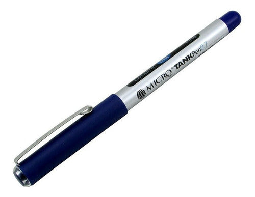 Micro Roller Micro Tank Pen 0.7mm Blue Liquid Ink 0