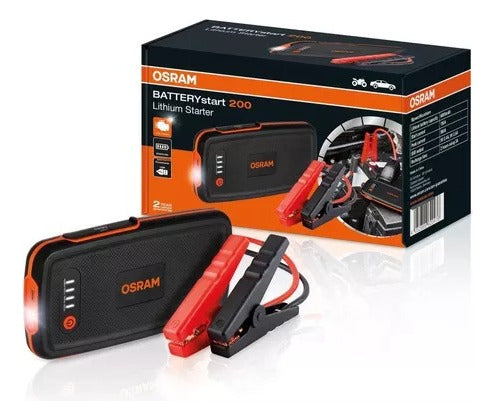 Osram Arrancador De Baterías 200 Linterna Led Cargador Usb 1