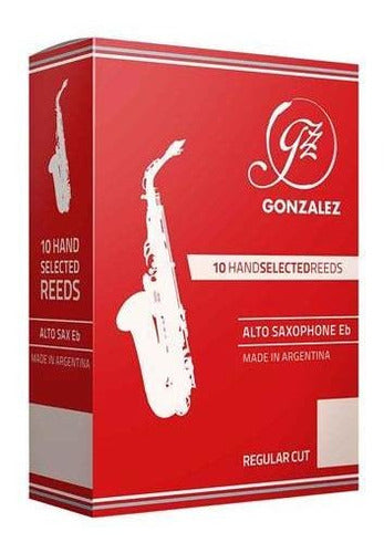 Gonzalez Cuo Cañas Saxo Alto Rc Dureza N°2 Pack X 3 Unid 0