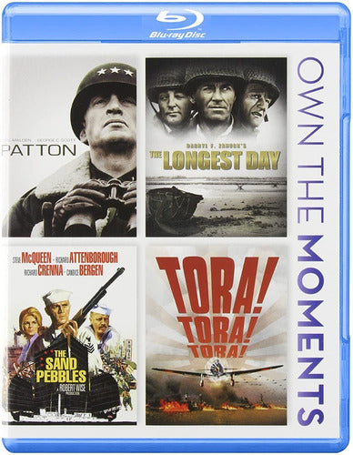 Blu-Ray Patton + Tora Tora Tora + Sand Pebbles + Longest Day 0